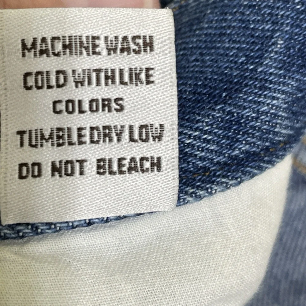 VINTAGE Mens Wide Leg Baggy Jeans 40x30 Blue Denim Skate 90's Y2K WORN-IN Grunge